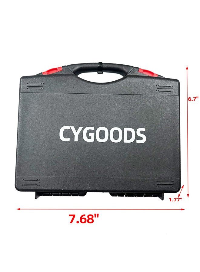 CYGOODS 126pcs Glue Tabs,Dent Puller Tabs,Car Body Dent Removal Pulling Tabs,Paintless Dent Repair Tool,for Automobile Dent Repair Hail Damage Removal Tools with Toolbox - Image 2