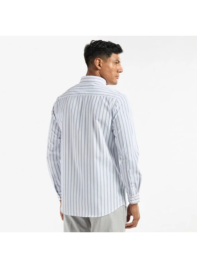 Splash FAV Regular Fit Striped Shirt with Pocket