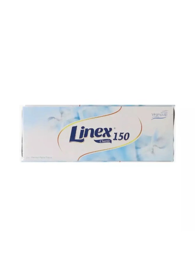 Linex Linex Classic Soft Tissues, Facial Tissues 150 Sheets X 2 Ply - 1 Box 