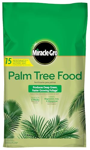 Miracle-Gro Palm Tree Food, Plant Food for Deep Green, Faster Growing Foliage with Slow Release Nitrogen, 20 lbs. - Image 1