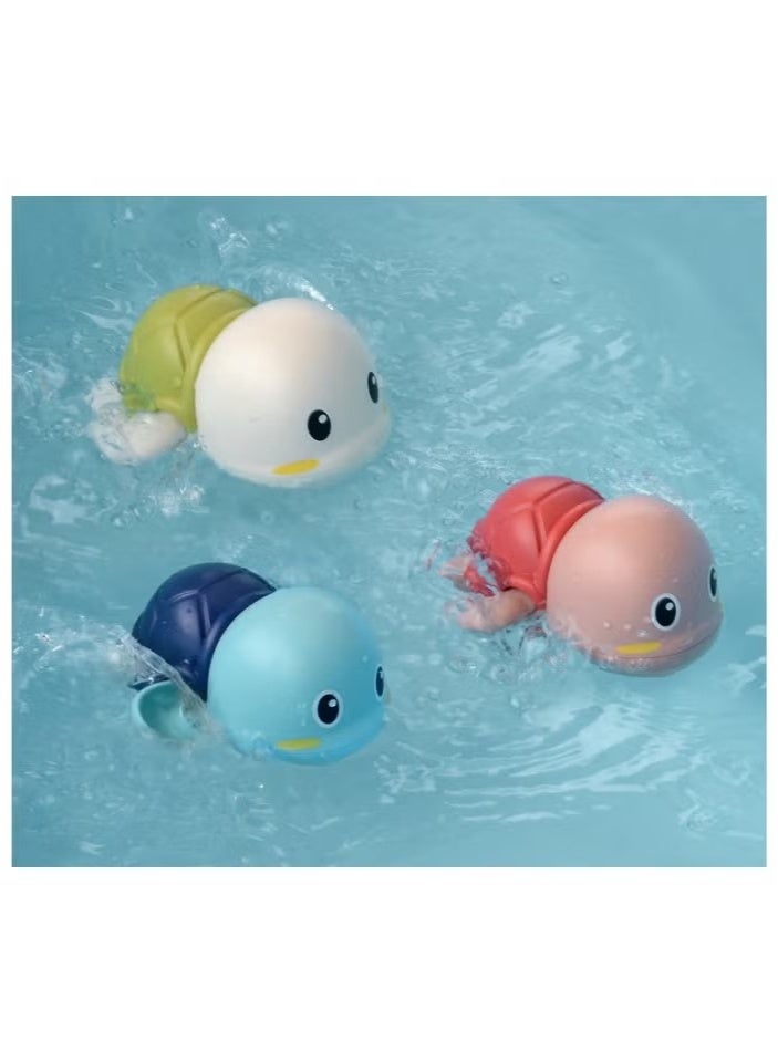 Realfrog Bath Toy,Cute Animal Clockwork Bathtub Swimming Pool Toy,Baby Bath Toys for Toddlers 1-3, Boys & Girls Water Bath Toy Set,4 Pack  - Image 3