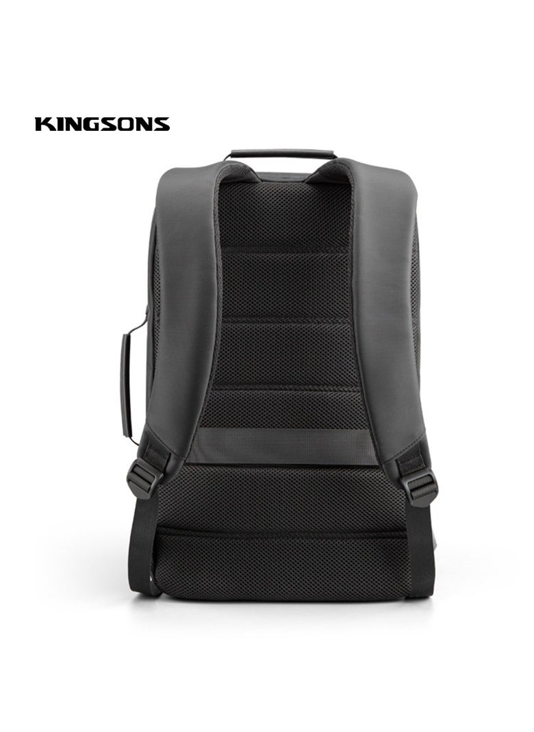 KINGSONS USB charging travel backpack 15 inches + rain cover  - Image 3