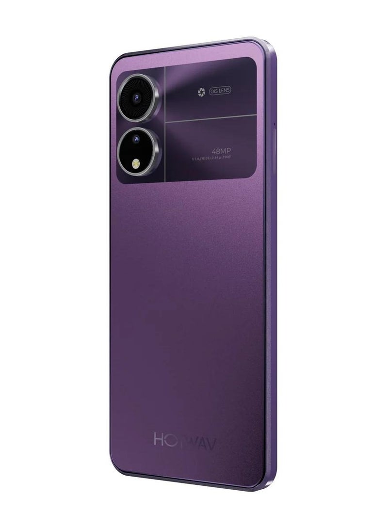 HOTWAV Note 12 2024 Smartphone 6’8 inch HD display screen with 6+10GB RAM+128GB ROM Mystic Purple - Image 4