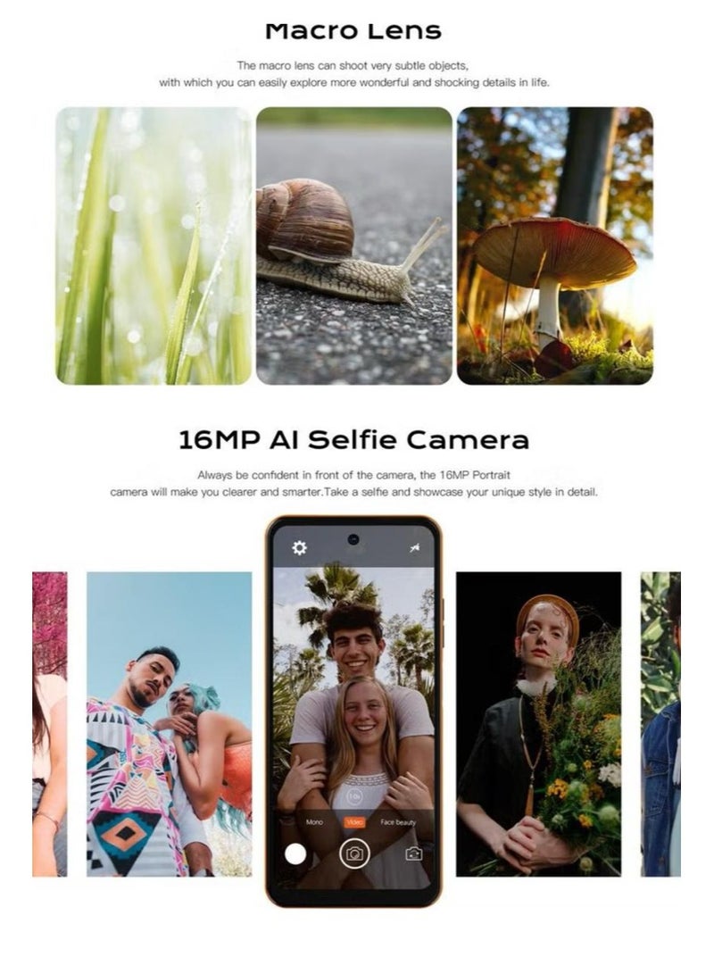 HOTWAV Note 12 2024 Smartphone 6’8 inch HD display screen with 6+10GB RAM+128GB ROM Mystic Purple - Image 5