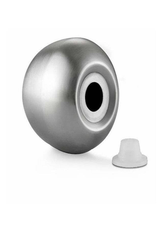 Amosfun Egg Shaped Stainless Steel Pepper Shaker and Sugar Seasoning Container Compact Kitchen Spice Jar 2.16X2.16X2.75 Inch for Cooking and Dining - Image 2