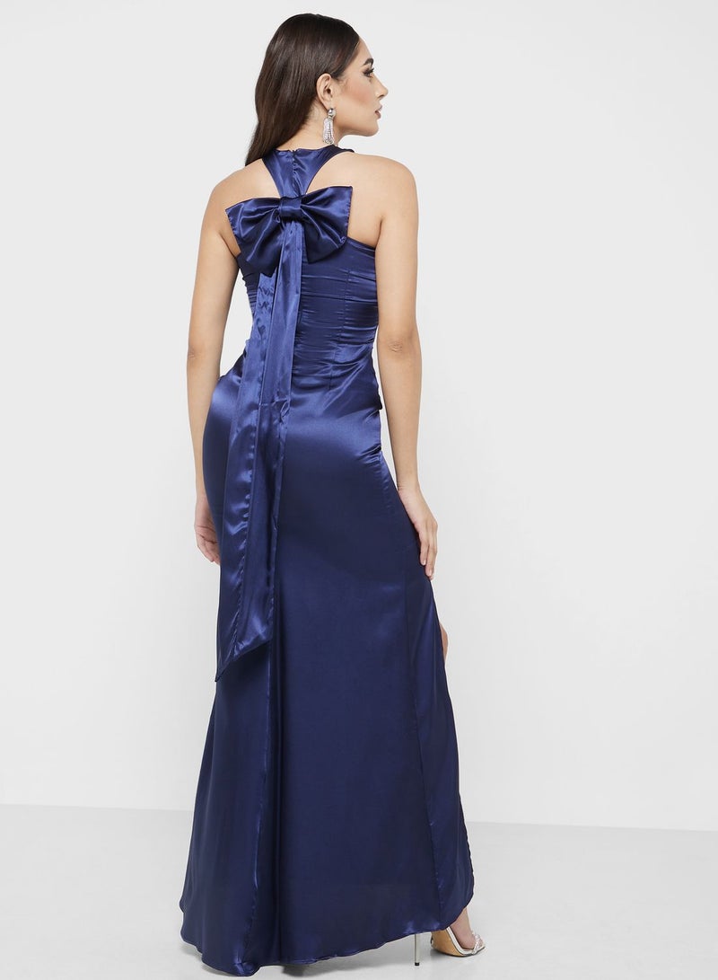 Ella Limited Edition Halter Slit Gown  - Image 2
