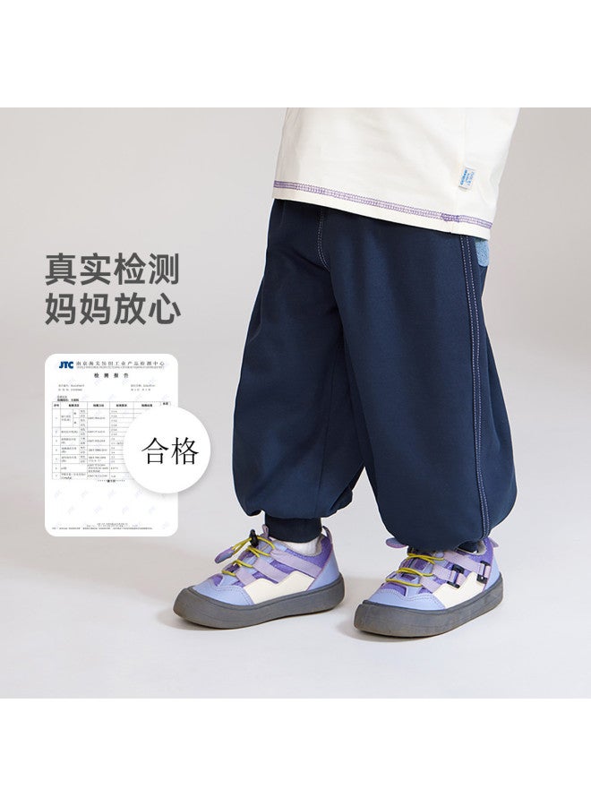 Fashion Week Same Style] Baby Pants Autumn Winter Boys Sweatpants Casual Long Outdoor Children's Sports Pants Girls - Image 3
