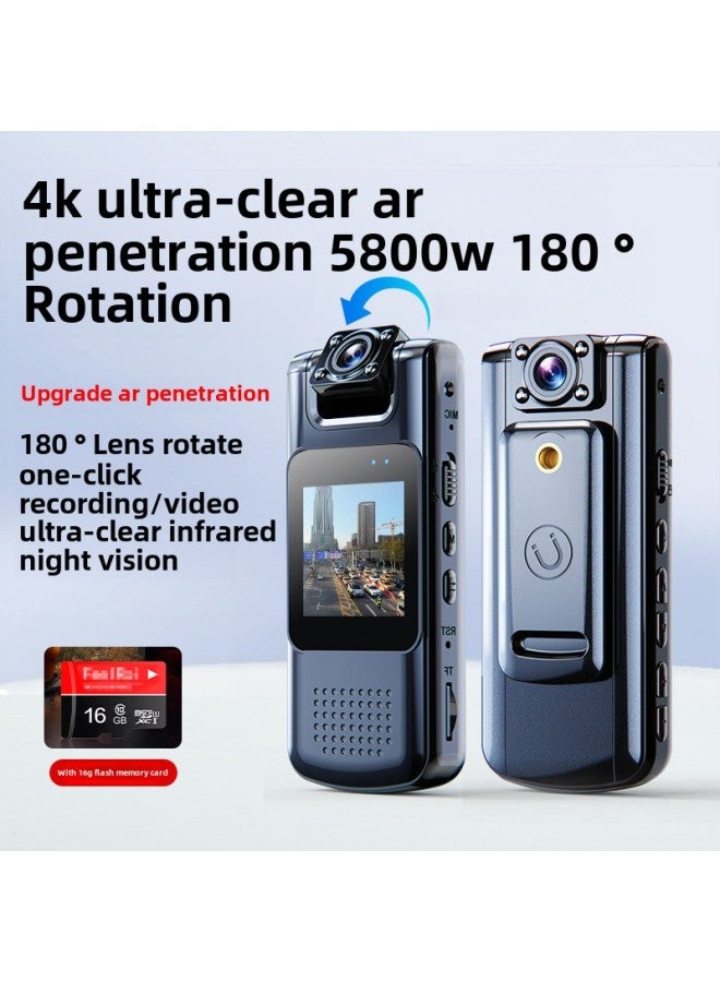 Generic Recorder Recording Pen With Video Recording DV Recording Function All-in-one Machine Law Enforcement Video Pen HD Anti-shake Sports Camera-Body Color:4k Ultra-clear Ar Anti-reflection Night Vision  15h Battery Life  - Image 1