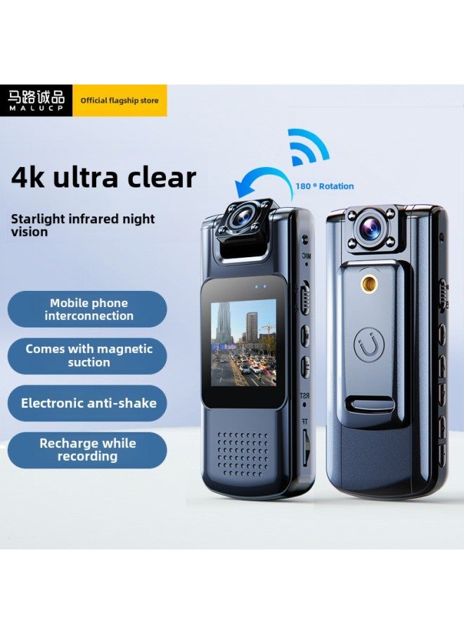 Generic Recorder Recording Pen With Video Recording DV Recording Function All-in-one Machine Law Enforcement Video Pen HD Anti-shake Sports Camera-Body Color:4k Ultra-clear Ar Anti-reflection Night Vision  15h Battery Life  - Image 4