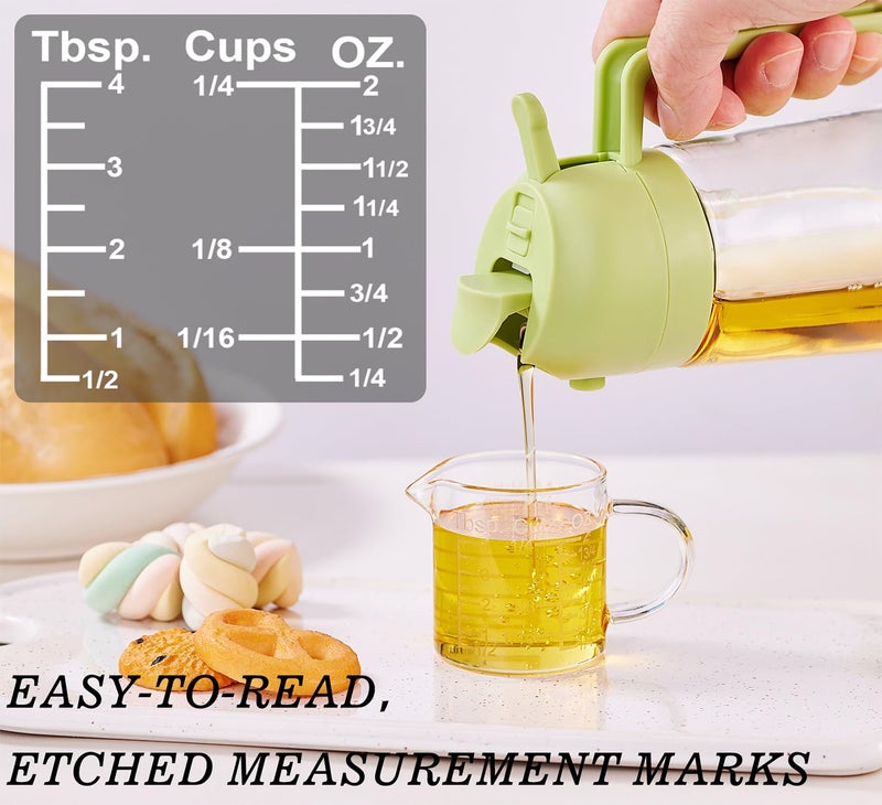 Ackers BORO3.3 Ackers Etching Scale Measuring Glass -[Insulated handle | V-Shaped Spout]-Made of High Borosilicate Glass Measuring for Kitchen or Restaurant, Easy to Read, 60 ML (2 Oz) 丨(2 Pack) - Image 5