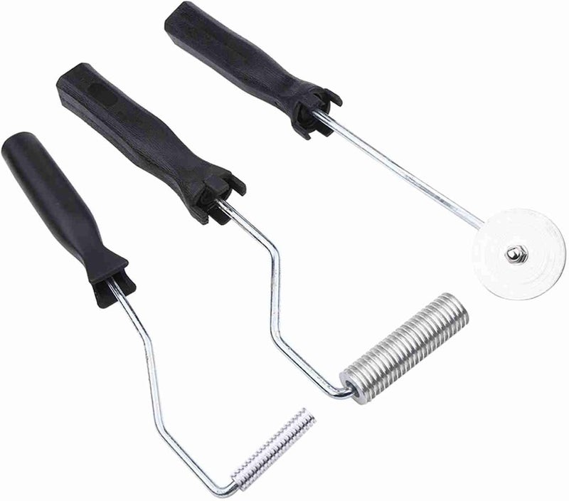 Most item matching trendy design 3Pcs Aluminum Alloy Fiberglass Bubble Paddle Tool Set, FRP Laminating Roller Kit with Sawtooth Design, Professional Fiberglass Tools for Resin Coating Leveling and Compacting, Dura Fade proof Budget global standard quality Water rust proof Budget friendly premium quality Proper storage environment Solid anti-deform Multi option design Priority based order prep Light durable upgraded substance Market aligned local stock Space saving design picks Regular scheduled transit Regional central warehouse stock Room to room portable Hanging space save Smooth joint Condition adaptive build Adjustable build Easy clean surface Wide daily application Salt mist resistant Medium weight Light & sturdy Classic practical design - Image 5