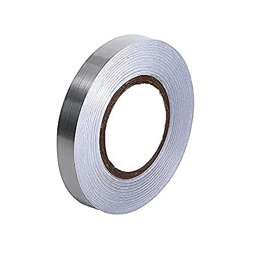 Gra8 Decoration Tape SelfAdhesive Home Tile Sticker Waterproof Gap Sealing Tape Strip for Floor Tiles and Wall Decor Tape Silver 1cm x 50m