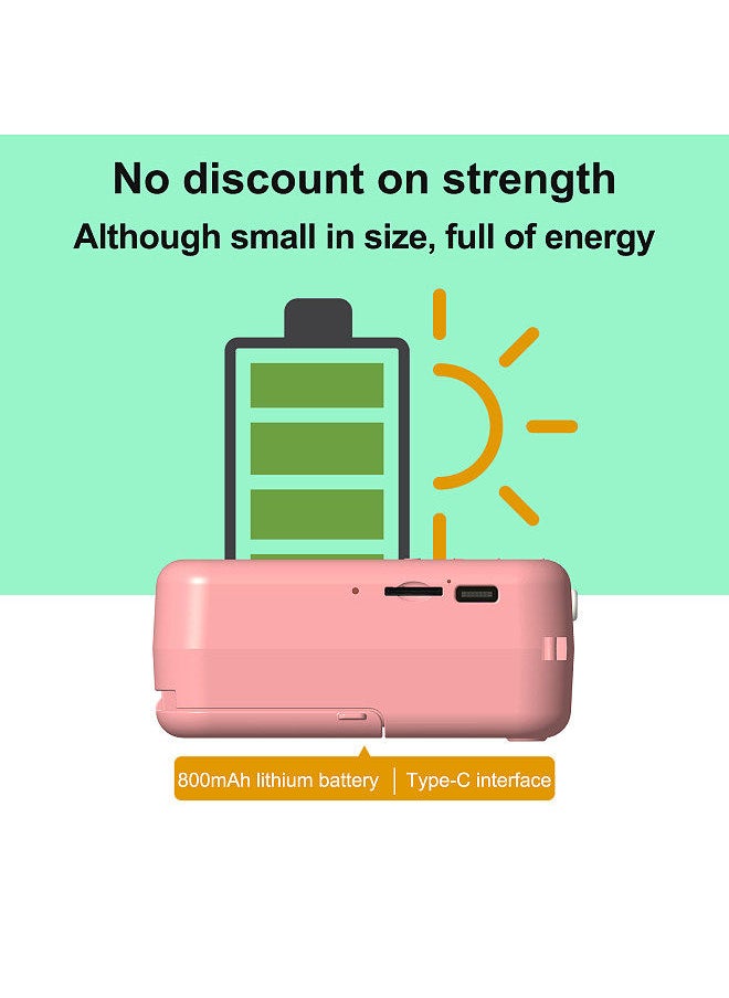 Generic - Mini Pocket Printer Camera Instant Print Portable Thermal Printing Machine Wireless BT ConnectionCompatible with Android iOS - Image 1