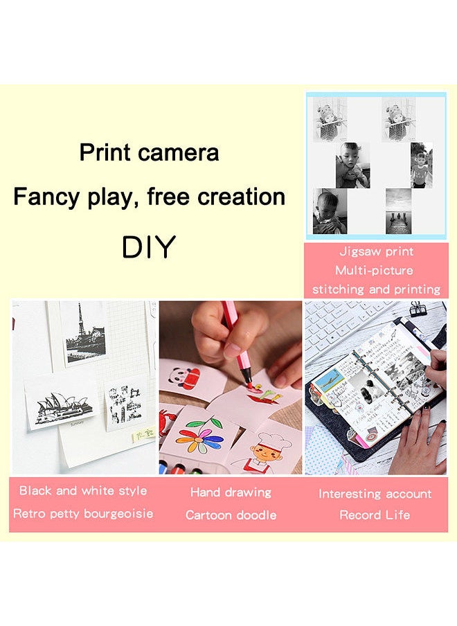 Generic - Mini Pocket Printer Camera Instant Print Portable Thermal Printing Machine Wireless BT ConnectionCompatible with Android iOS - Image 1