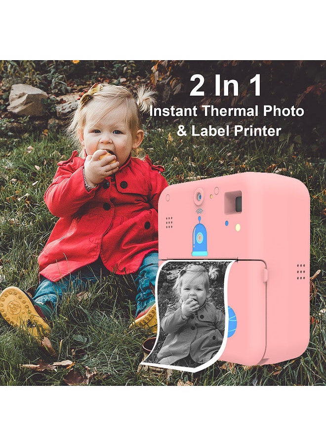Generic - Mini Pocket Printer Camera Instant Print Portable Thermal Printing Machine Wireless BT ConnectionCompatible with Android iOS - Image 1