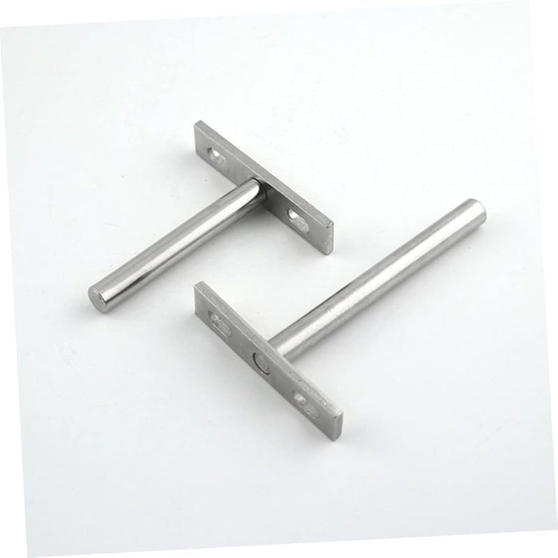 TEHAUX 4Pcs Hidden Shelf Brackets 7 5X7CM Size For Floating Shelves Home Office Decor - Image 5