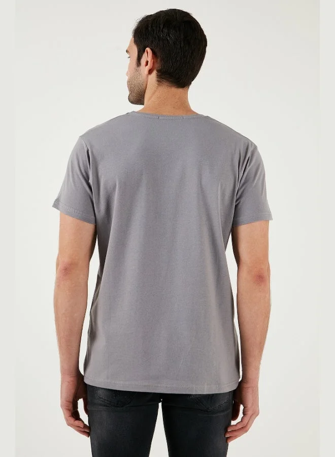Buratti  Buratti Crew Neck Cotton Slim Fit T Shirt Men's T SHIRT 541REWORK for Men | Best Price UAE
