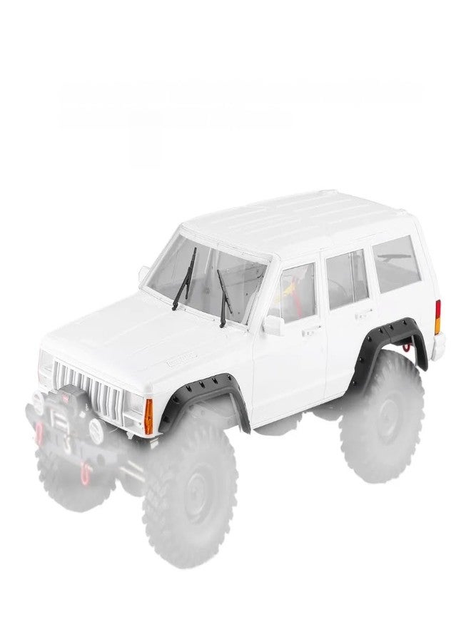 RCJUMPANT 1/10 RC Crawler Hard Body Shell Kit - 313mm Wheelbase Cherokee Body for Axial SCX10, SCX10 II 90046, 90047 & TRX4 Kits (White) - Image 1