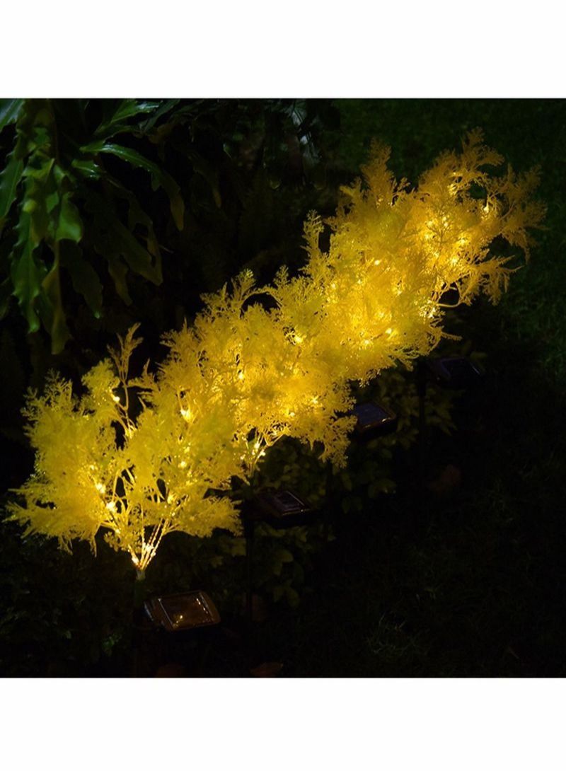 NIBEMINENT Solar Lawn Light Yellow 4 Pcs - Image 2