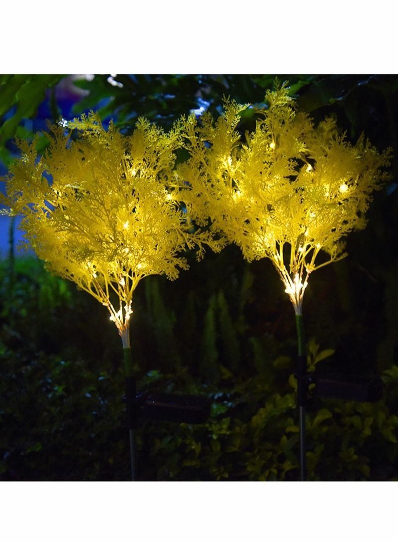 NIBEMINENT Solar Lawn Light Yellow 4 Pcs - Image 3