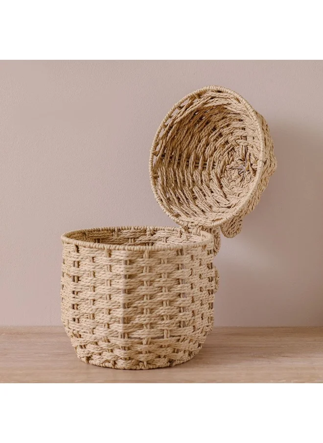 DANUBE HOME Meow Rattan Mushroom Basket 30X24X31Cm