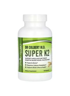 Divine Health Dr Colbert M.D., Super K2, 120 Capsules 