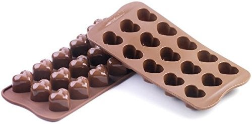 Inditradition Silicone Chocolate Mould | Heart Shape Bakeware Mould, 15 Slots (Pack of 1) - Image 3