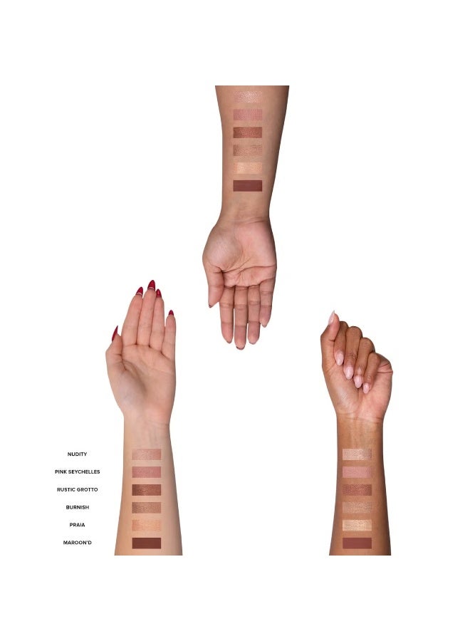 NUDESTIX Nude Beach 6-Piece Eye Pencil Palette - Image 3