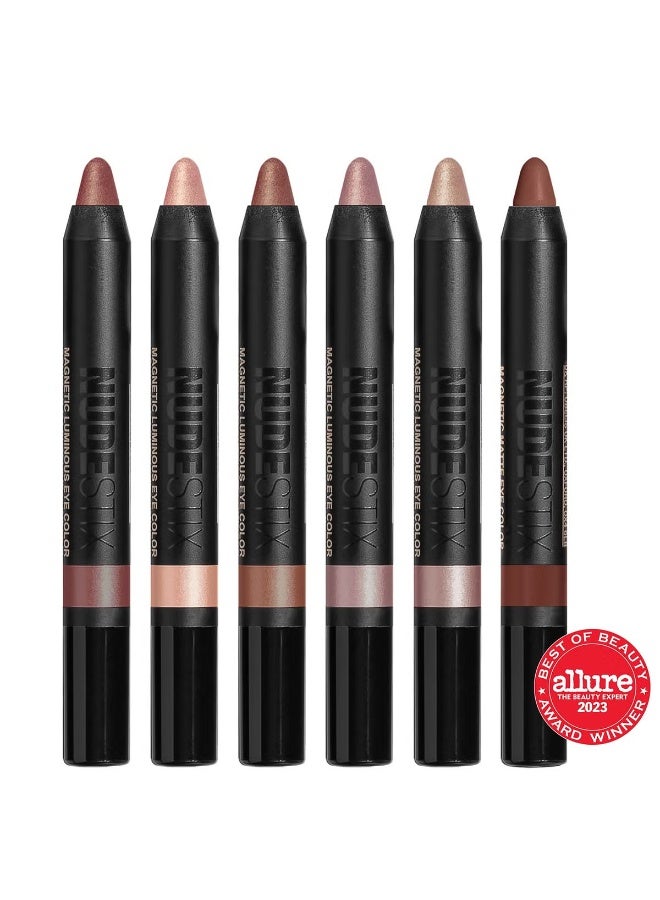 NUDESTIX Nude Beach 6-Piece Eye Pencil Palette - Image 2