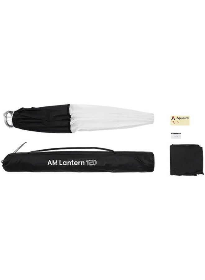 أبتشر Aputure Lantern 120 Softbox – 4ft Omni-Directional Soft Light Modifier, Aputure Mount Professional Light Diffuser, Large Lantern Softbox for LED Video Lights, 360° Ambient Lighting Accessory, Quick Setup Studio Lighting Tool for Filmmaking, Photography, Broadcast 4ft - Image 3