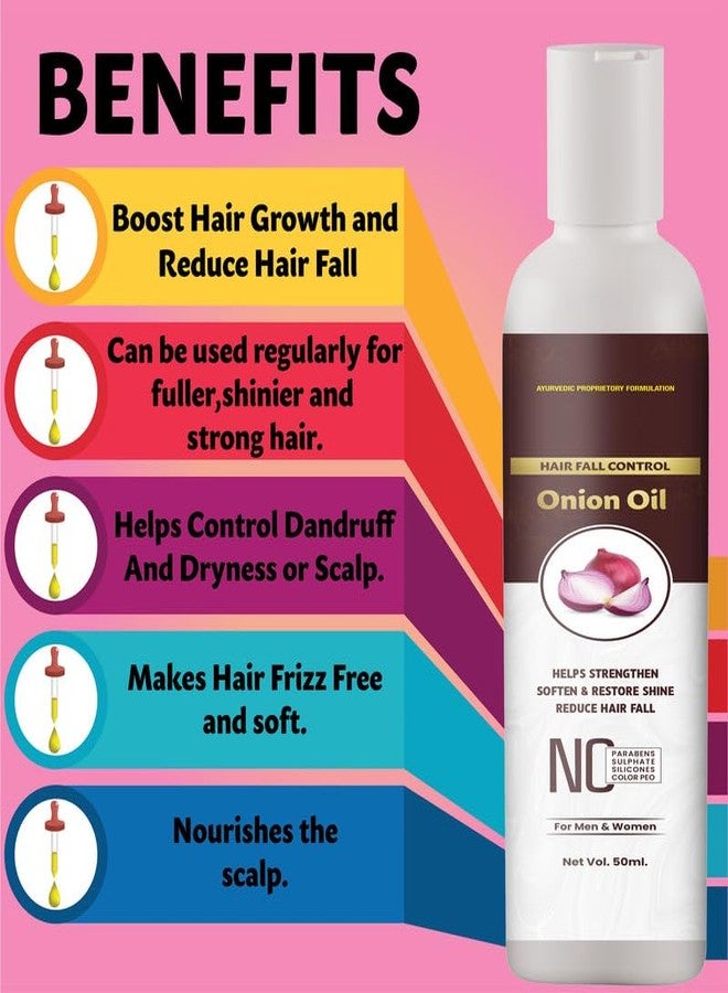 زيت البصل من ساباتس لشعر قوي وناعم كالحرير | زيت لشعر أكثر نعومة ولمعانًا، ويعزز نمو الشعر، لطيف بما يكفي للاستخدام اليومي | زيت البصل لتساقط الشعر - Image 5