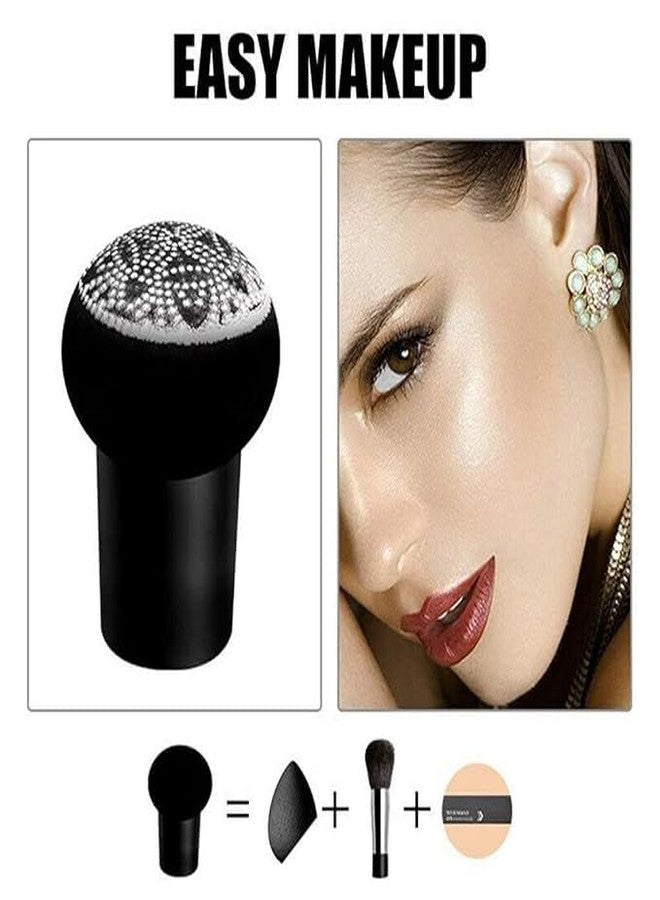 ASHTAAPAD Air Cushion Mushroom With BB Water Proof Natural Foundation Cream and CC Cream Full Coverage Concealer Cream - 20g - Image 3