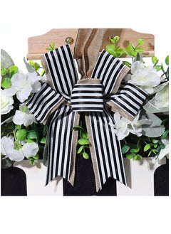 Y&D Welcome Sign Creative Bowknot Letter Wreath In Front Of The Door Outdoor Decoration Props For The Courtyard 35x40CM  - Image 3