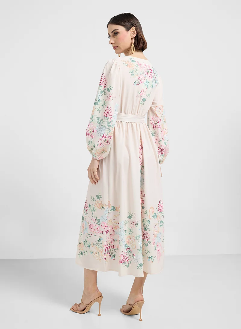 ELLA Floral Print Dress