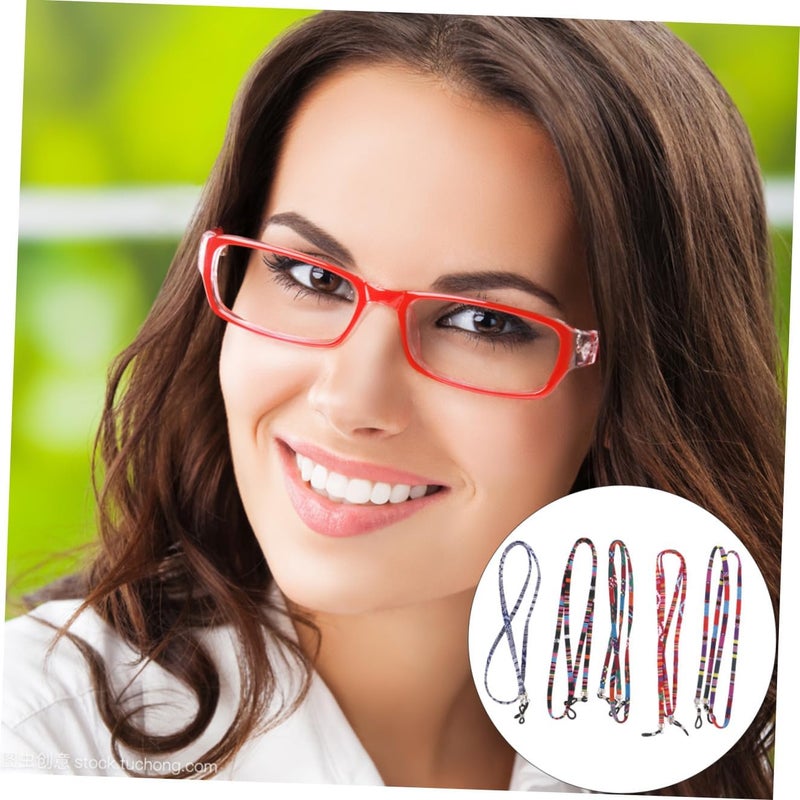 10pcs Anti-slip Glasses Strap Flat Cord Eyewear Retainer Colorful Mixed Pack for Sports and Outdoor Use Random Color - Image 4