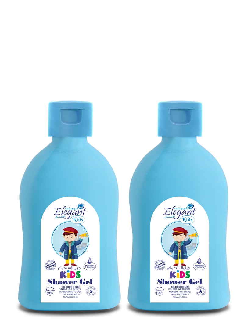 Elegant Elegant Kids Shower Gel for boys 200ml Twin Pack  - Image 1