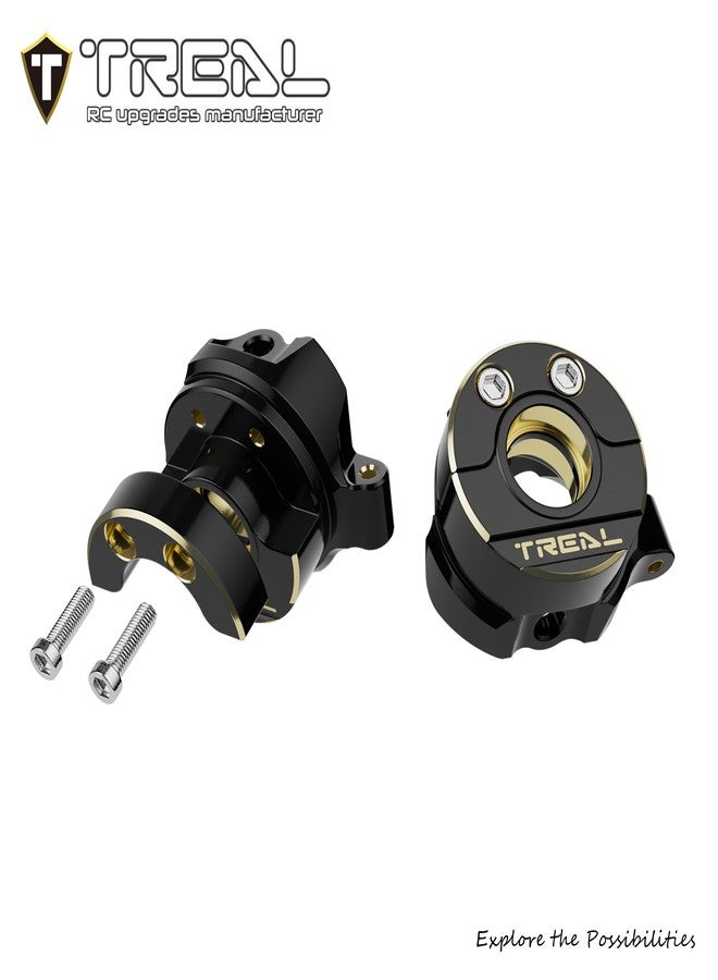 Treal Brass Steering Knuckles Heavy Weight Upgrade Parts for 1/30 SCX30 Scale Crawler - Image 4