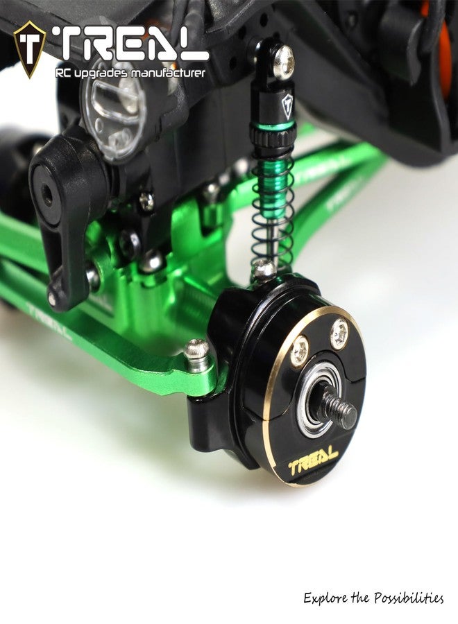 Treal Brass Steering Knuckles Heavy Weight Upgrade Parts for 1/30 SCX30 Scale Crawler - Image 2