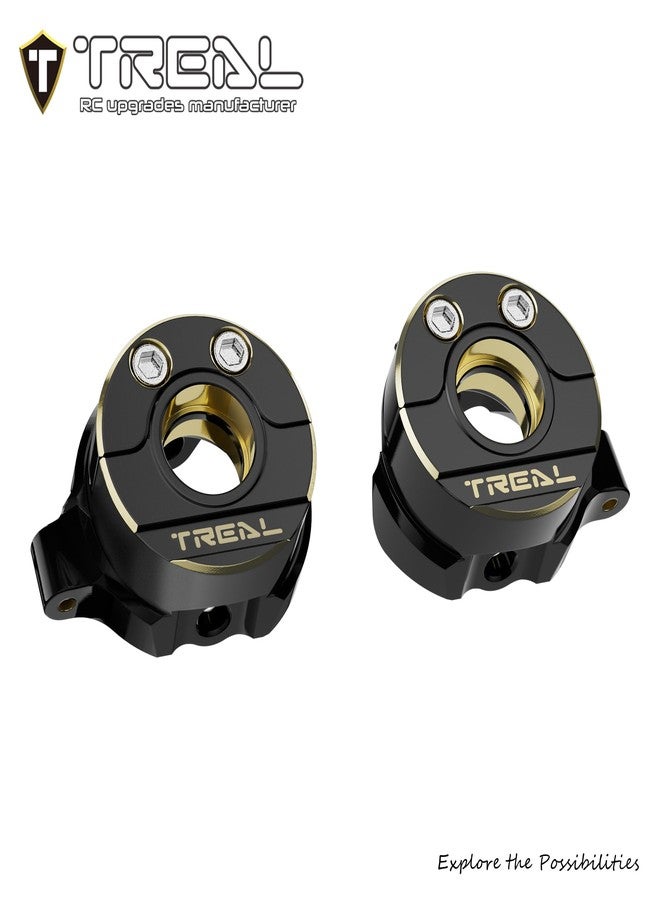 Treal Brass Steering Knuckles Heavy Weight Upgrade Parts for 1/30 SCX30 Scale Crawler - Image 3