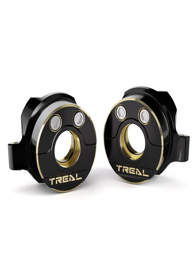 Treal Brass Steering Knuckles Heavy Weight Upgrade Parts for 1/30 SCX30 Scale Crawler - Image 1