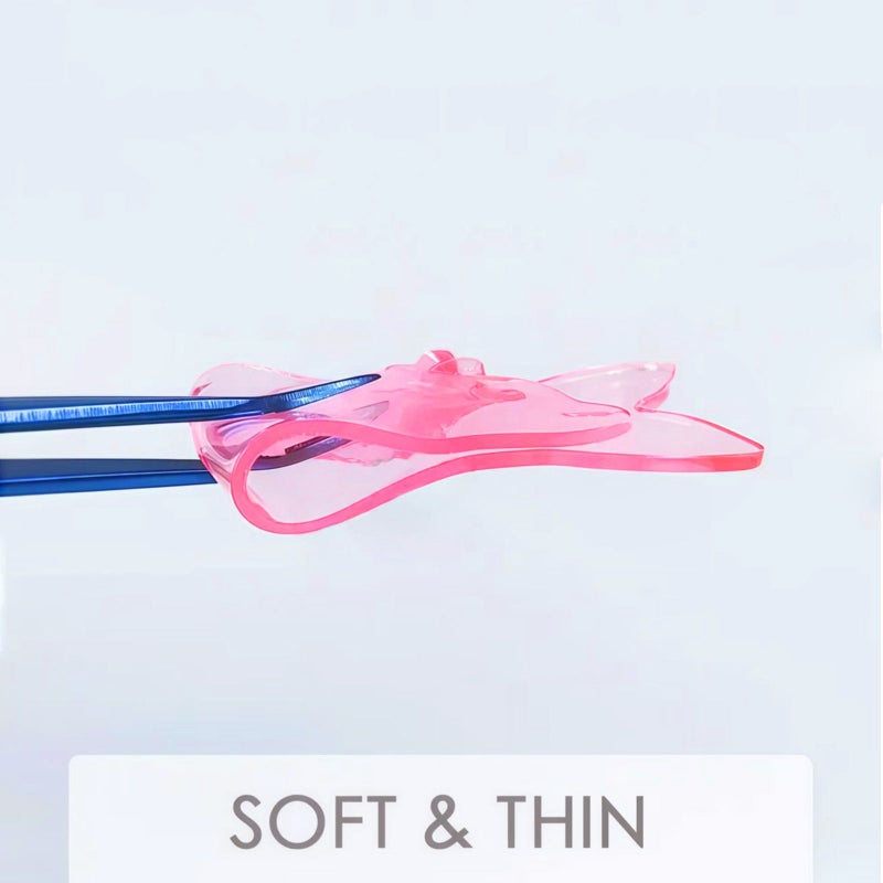 Reusable Rose Red Softening Lash Lift Pads 1 Pair Washable And Residue Free For Sensitive Eyelid Care - Image 2