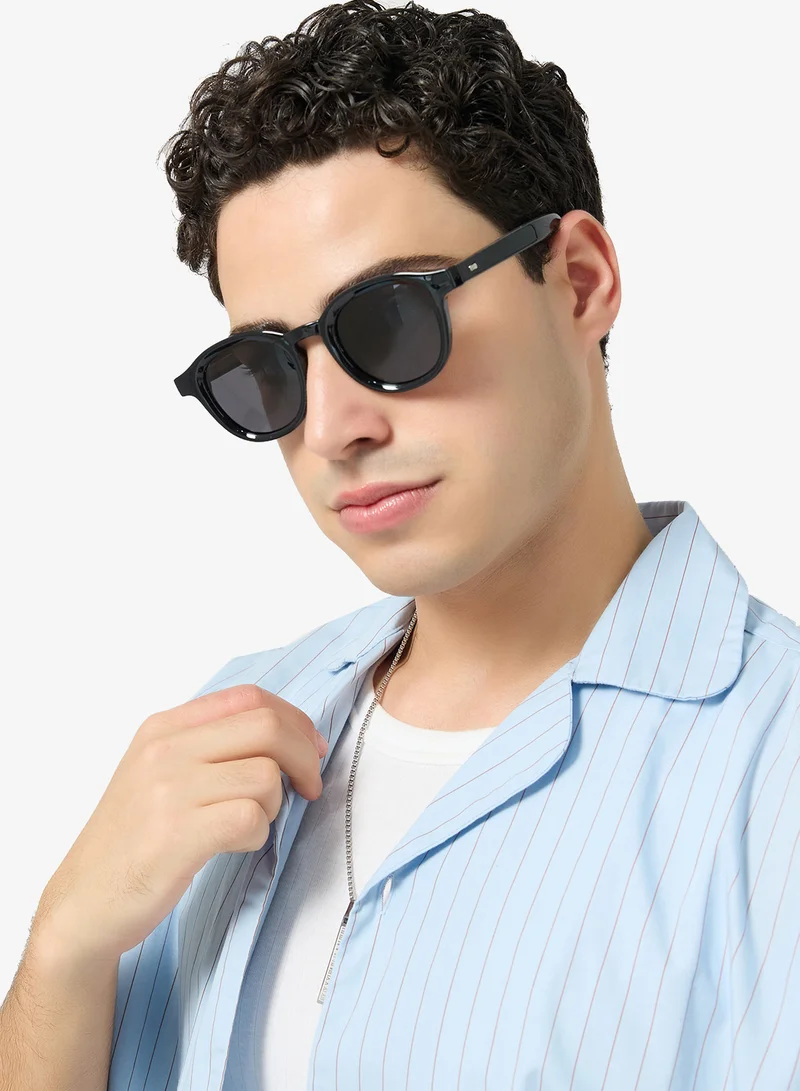 Seventy Five  Polarized Lens Round Sunglasses for Men | Best Price UAE