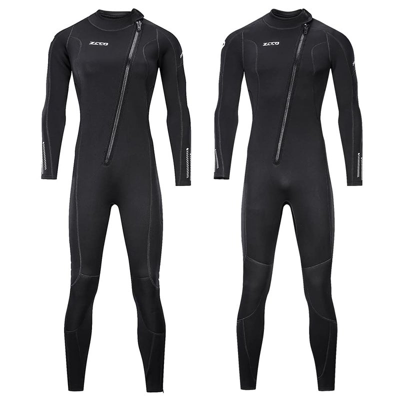 ZCCO Ultra Stretch 3mm Neoprene Wetsuit, Front Zip Full Body Diving Suit, one Piece for Men & Women-Snorkeling, Scuba Diving Swimming, Surfing - Image 4