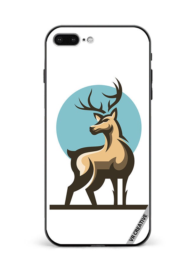 VR CREATIVE Protective Case Cover For Apple iPhone 7 Plus/8 Plus Deer Design Multicolour - Image 1