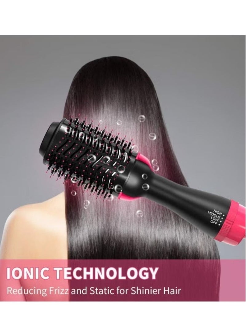 ELTRAZONE 4-in-1 Professional Hair Dryer Brush – One-Step Volumizing Round Brush for Fast Drying, Styling, and Shaping – Ideal for Straight, Curly, and Frizzy Hair – Lightweight, Multi-Function Styling Tool for Salon-Quality Results at Home - Image 4