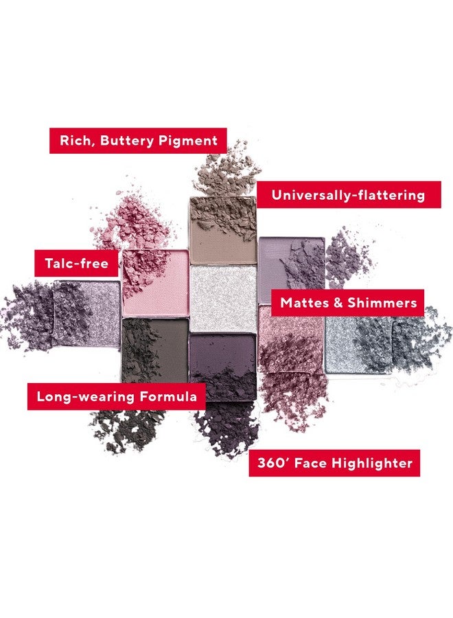Mirabella Eye Love You Neutral Eyeshadow Palette Collection, Makeup Palette With Ultra-Pigmented Pressed Powders, Natural Matte & Shimmer Eyeshadows With Moisturizing Jojoba & Triglyceride, Seduction - Image 2