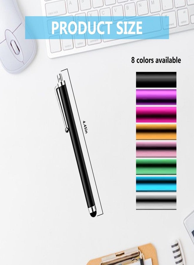 HESSION 5 Pack Stylus Pen for All capacitive Touch Screens Suitable for iPhone Ipad Samsung Galaxy Tablets Black - Image 2