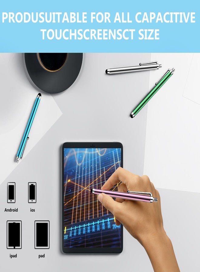 HESSION 5 Pack Stylus Pen for All capacitive Touch Screens Suitable for iPhone Ipad Samsung Galaxy Tablets Black - Image 3