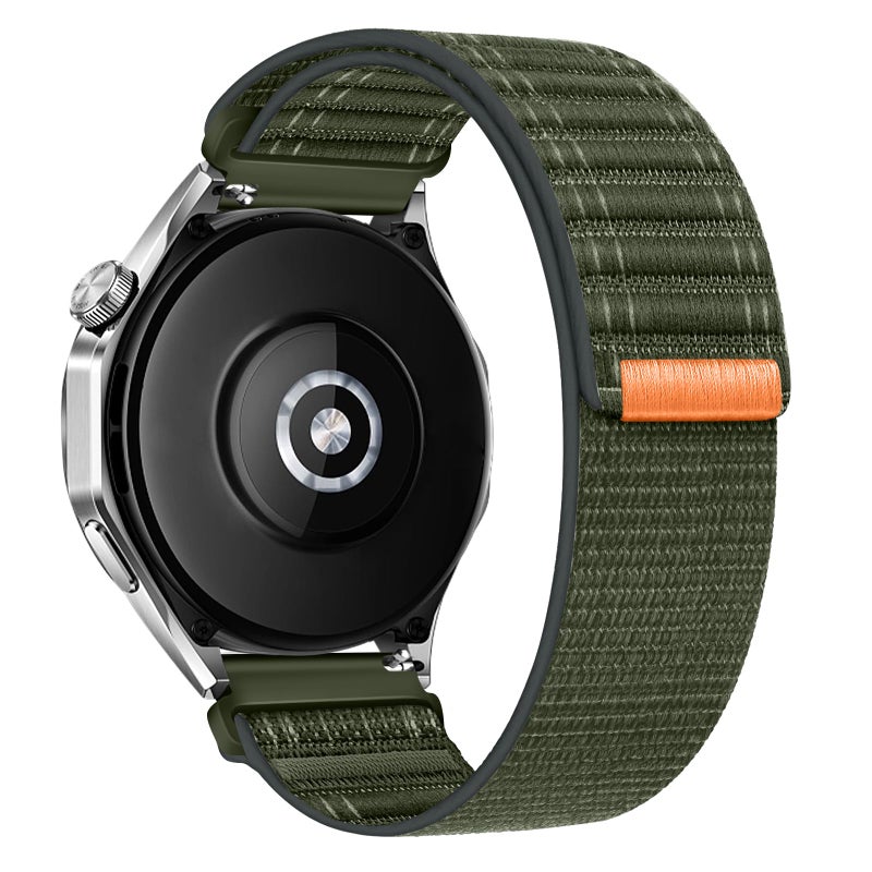Nylon Solo Loop Strap Compatible with Huawei Watch 4/GT4/GT5, Amazfit GTR4, Garmin Venu 2/3/Vivoactive 4, 22mm Quick Release Replacement Band - Image 2