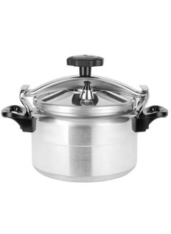 DELCASA 5/7/9/11/15 cmLiters 7 Liter Aluminum Pressure Cooker Equipped with Multi Safety Device and Unique Pressure Indicator Durable Aluminum Alloy Construction With Firm Handles Silver  - Image 1